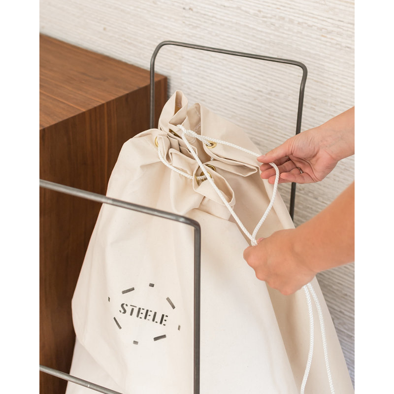 Steele Canvas Basket Small Bag Caddie - Casters & Reviews | Wayfair
